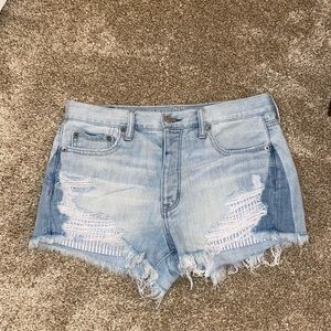American Eagle festival high rise shorts